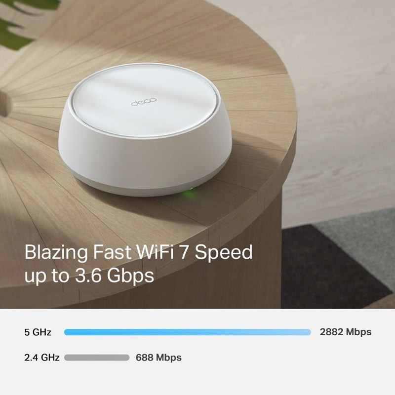 TP-LINK BE3600 Whole Home Mesh Wi-Fi 7 System (Pack of 3)