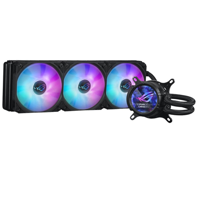 Asus ROG STRIX LC III 360 ARGB LCD AIO Liquid CPU Cooler - Black