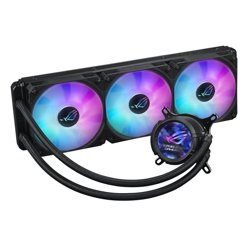 Asus ROG STRIX LC III 360 ARGB LCD AIO Liquid CPU Cooler - Black