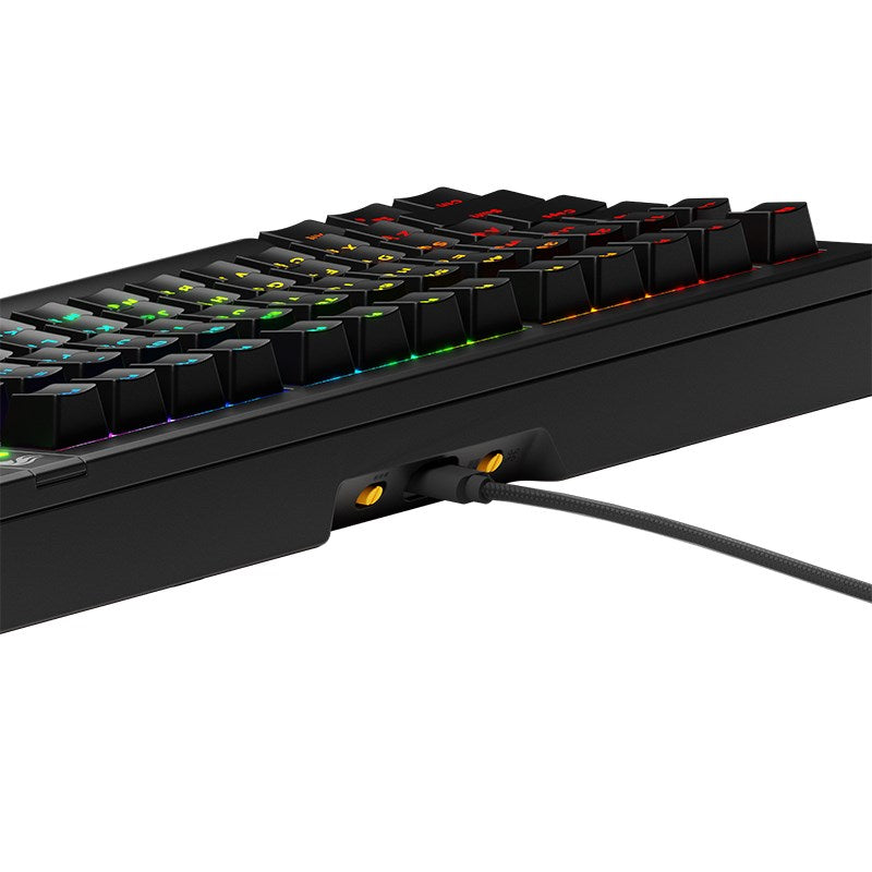 Glorious GMMK 3 75% Prebuilt Wired Mechanical Gaming Keyboard - Black (Arabic Layout)