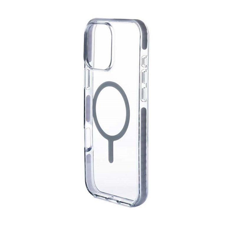Eltoro Magsafe Rugged Case For iPhone 16 Pro, Transparent Grey