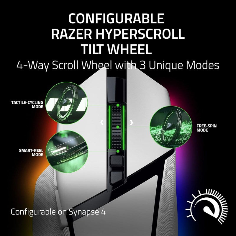 Razer Basilisk V3 Pro 35K Fully Customizable Wireless Ergonomic RGB Gaming Mouse