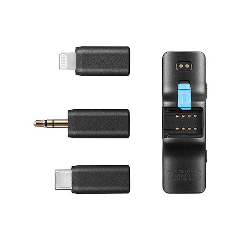 BOYA Microphone W-case with Lightning-Type C- 3.5mm connector