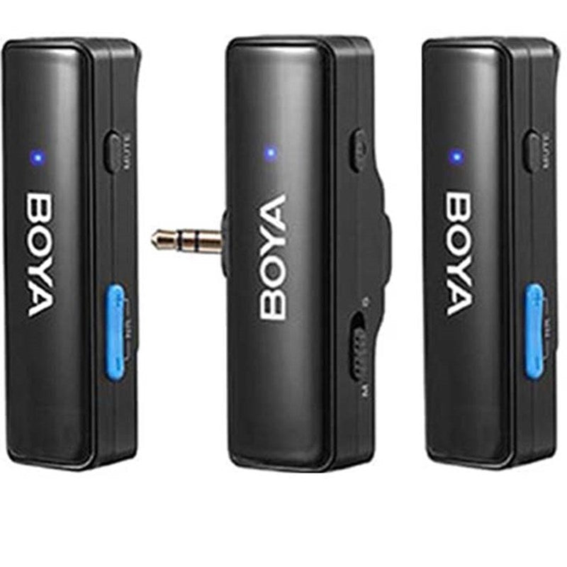 BOYA LINK-A2 Wireless Microphone for iPhone-Android-Camera