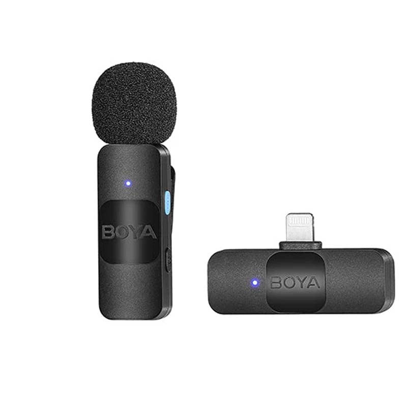 Boya 2.4GHz Wireless Microphone with Lightning Connector for iOS Devices