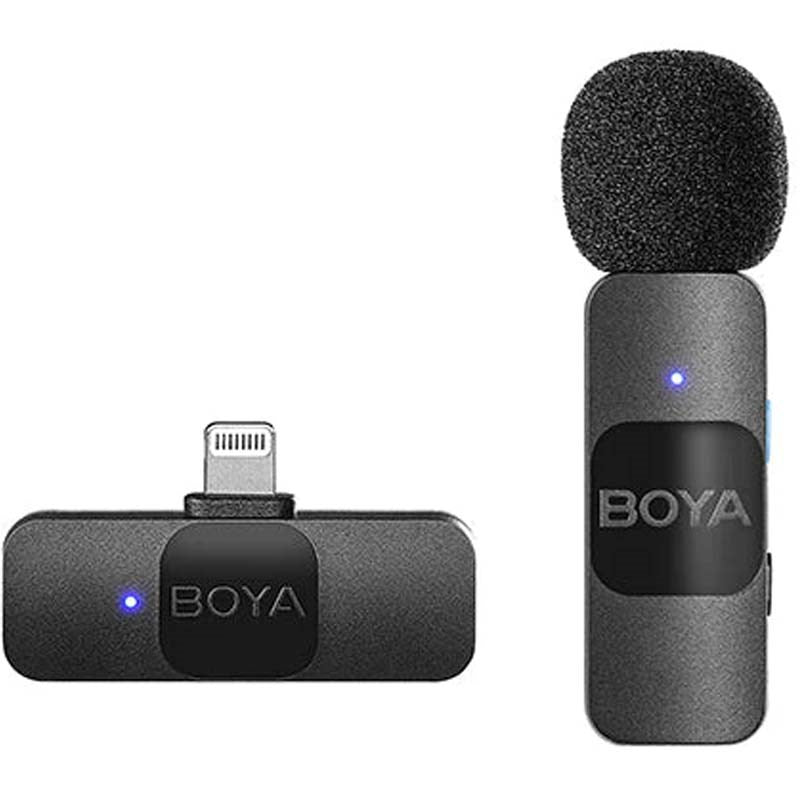 Boya 2.4GHz Wireless Microphone with Lightning Connector for iOS Devices