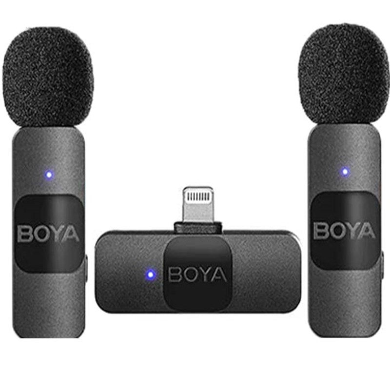 Boya BY-V2 2.4GHz Wireless Mic with Lightning Connector for iOS Devices