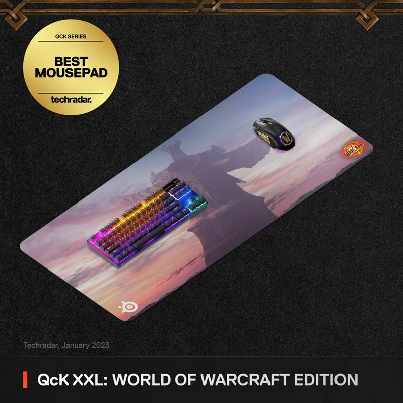 SteelSeries Qck XXL Gaming Mousepad (900 x 400 x 4 mm) - World of Warcraft Edition