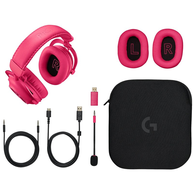 Logitech PRO X 2 Lightspeed Wireless Gaming Headset - Magenta