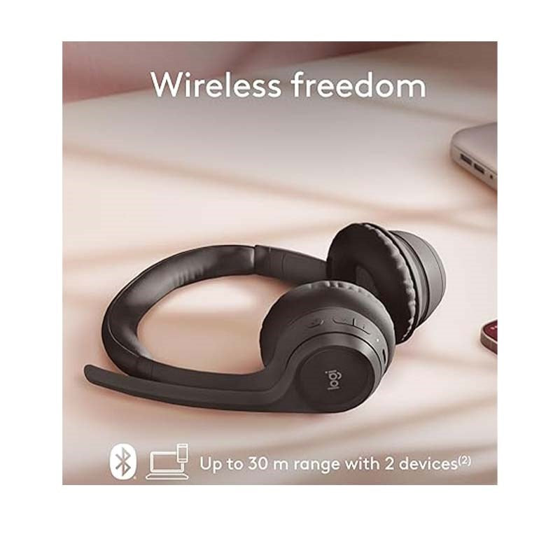 Logitech Zone 300 Wireless Bluetooth Headset - Midnight Black