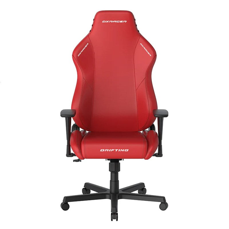DXRacer Drifting Series Gaming Chair XL - Red + Twisted Minds WARRIOR L Shaped Gaming Desk RGB Left - Black