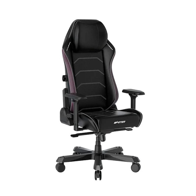 GAMEON L-Shaped Slayer I Series Gaming Desk + DXRacer Master Series XL Gaming Chair - Black/Violet
