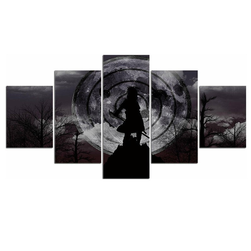 RGB Tech Decor 4 In 1 Bundle Disassembled Apple iPhone Framed & Anime Naruto Poster, Gamer Door Sign and Remote Control Wall Light