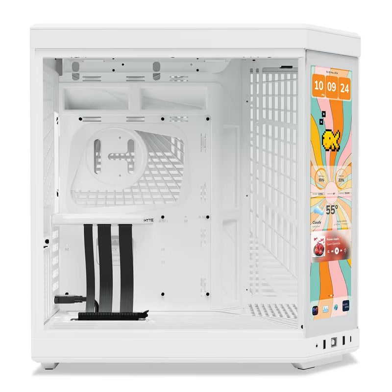 HYTE Y70 Touch Infinite E-ATX Mid Tower Gaming Case with 14.5
