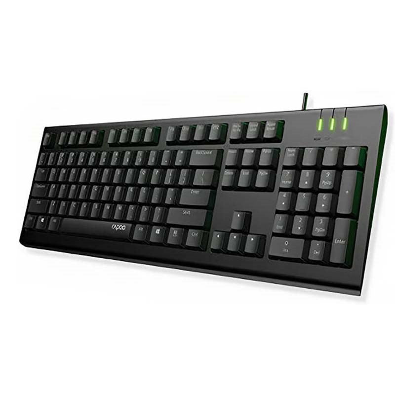 Rapoo NK1900 Wired Keyboard AR - Black