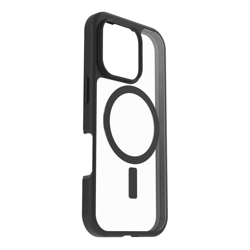 OtterBox React MagSafe Case for iPhone 16 Pro, Clear/Black