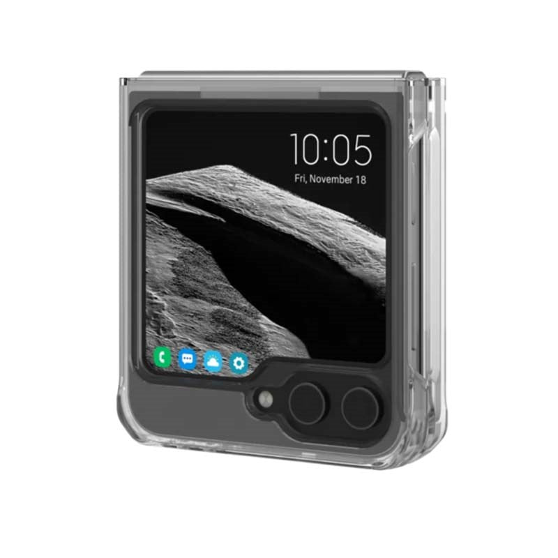 UAG Plyo Pro Case For Samsung Galaxy Z Flip 6, Ice/Silver