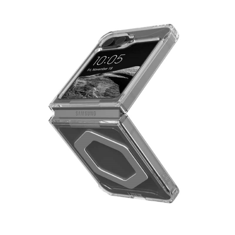 UAG Plyo Pro Case For Samsung Galaxy Z Flip 6, Ice/Silver