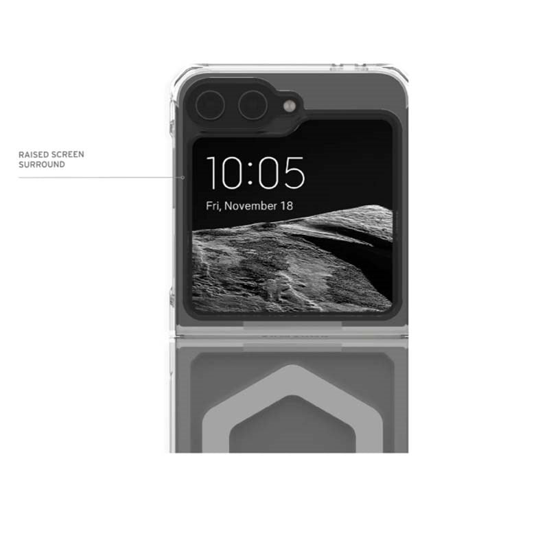 UAG Plyo Pro Case For Samsung Galaxy Z Flip 6, Ice/Silver