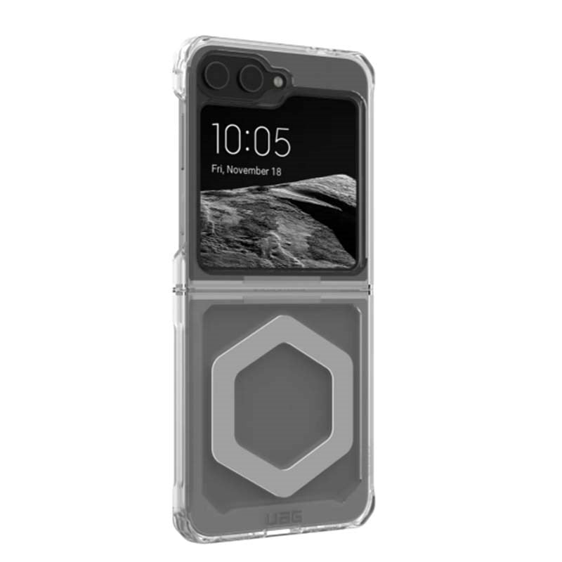 UAG Plyo Pro Case For Samsung Galaxy Z Flip 6, Ice/Silver