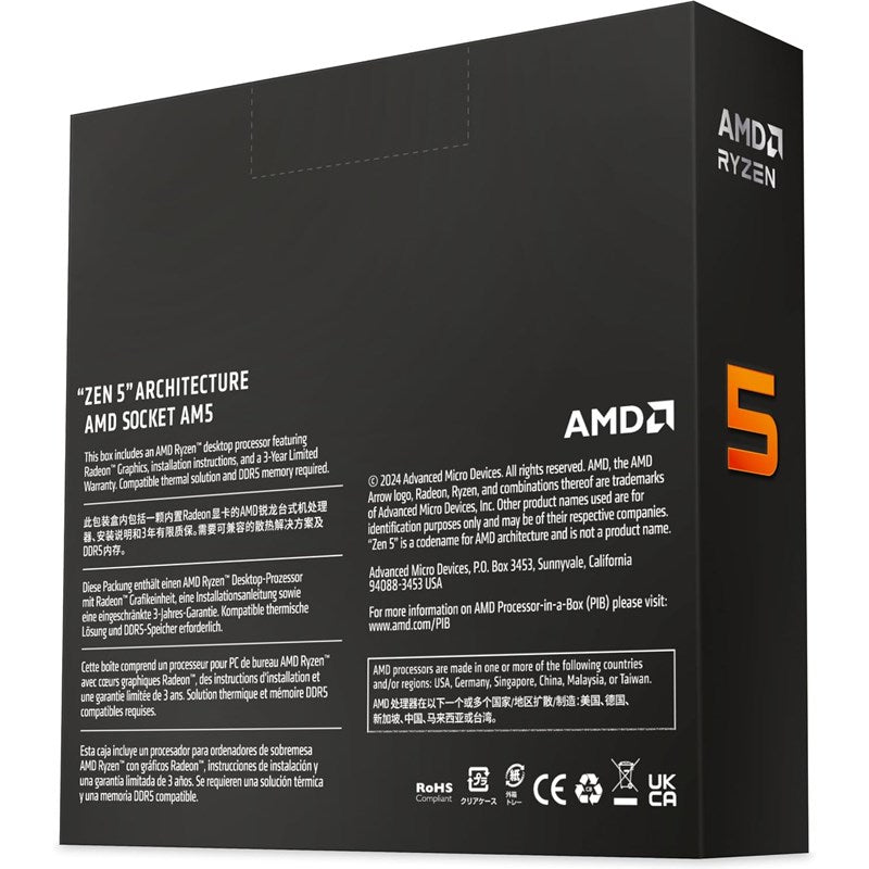 AMD Ryzen 5 9600X 3.9 GHz 6-Core AM5 Processor