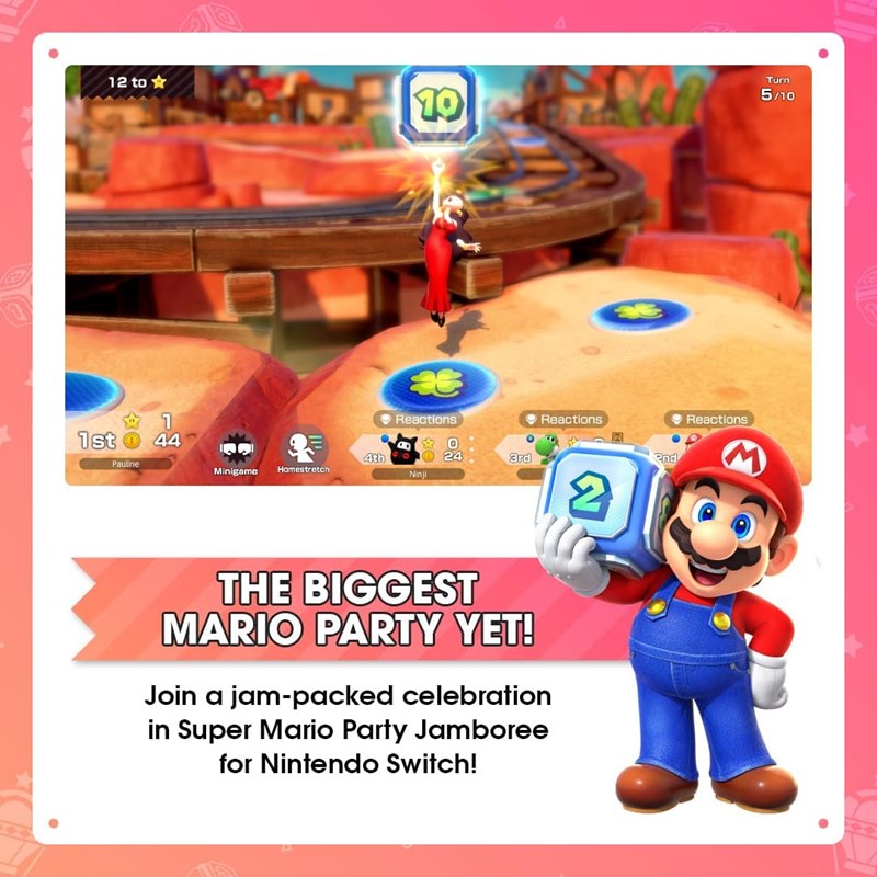 Nintendo Switch Super Mario Party Jamboree Game