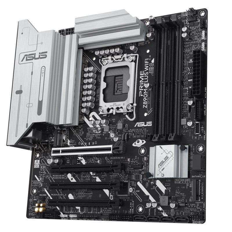 Asus PRIME Z890M-PLUS WIFI 7, DDR5 M-ATX Gaming Motherboard