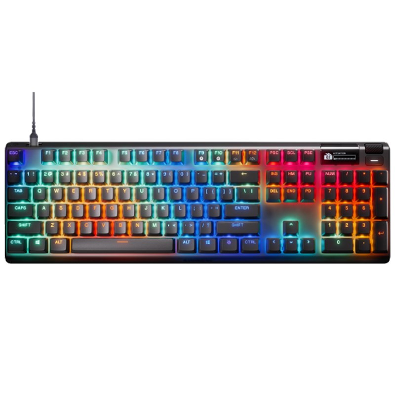 SteelSeries Apex Pro Gen 3 Wired RGB Mechanical Gaming Keyboard (US Layout) - Black