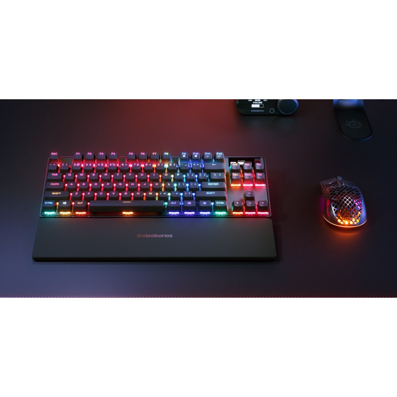 SteelSeries Apex Pro TKL Gen 3 Wireless RGB Mechanical Gaming Keyboard (US Layout) - Black
