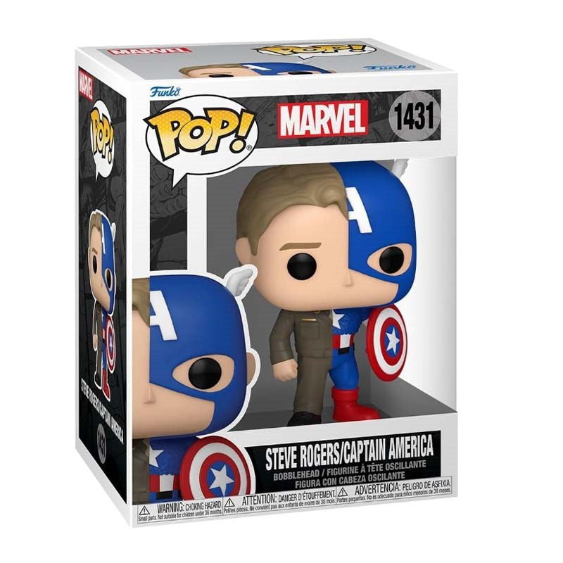 Funko Pop! Marvel: Split - Captain A/Steve R