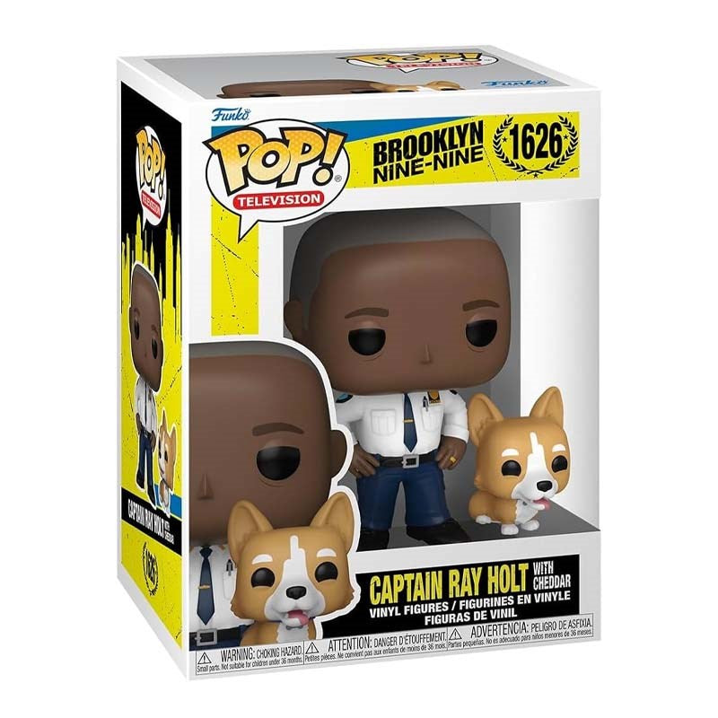 Funko Pop! TV: Brooklyn Nine-Nine - Cpt Holt with Cheddar