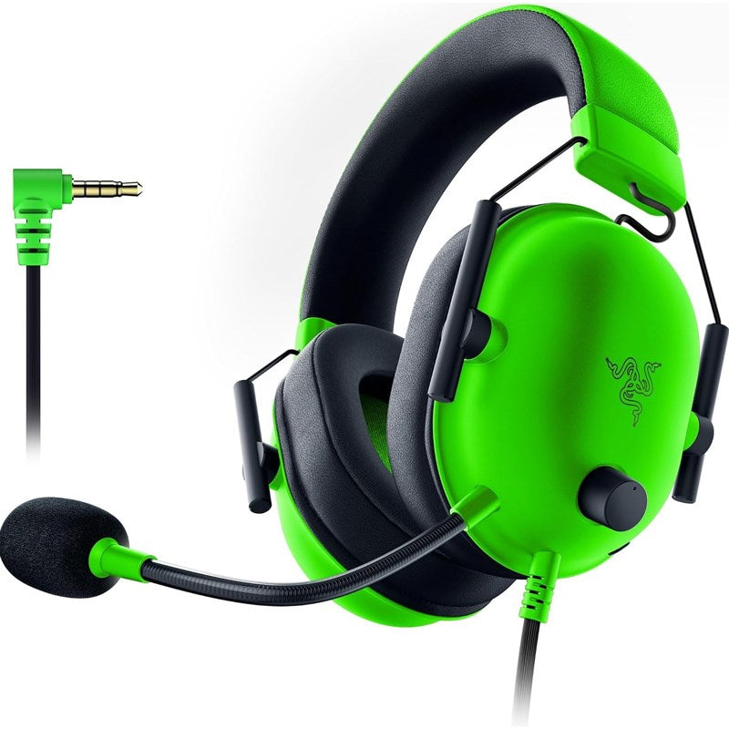 Razer BlackShark V2 X Multi-Platform Wired Esports Gaming Headset for PC, PS4/PS5 and Mobile - Green
