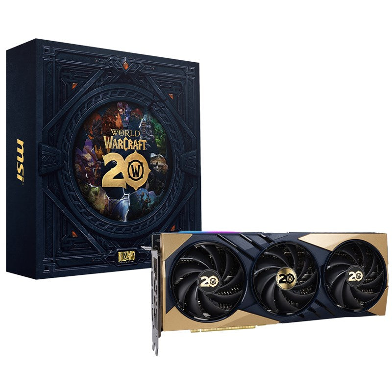 MSI GeForce RTX 4070 SUPER 12GB GAMING SLIM World of Warcraft EDITION GDDR6X Gaming Graphics Card