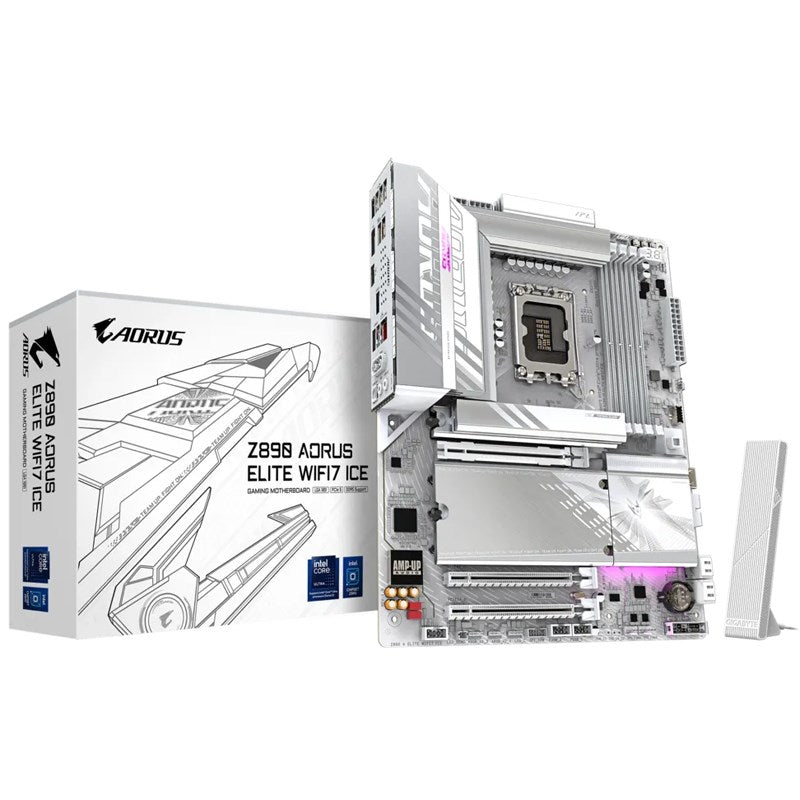Gigabyte Z890 AORUS ELITE WIFI 7 ICE ATX Gaming Motherboard