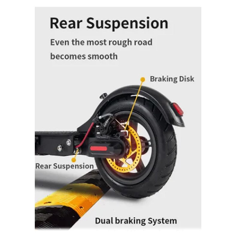 Zwheel E9Max Foldable Electric Scooter, Max Speed 30 Km, Wheel Size 10