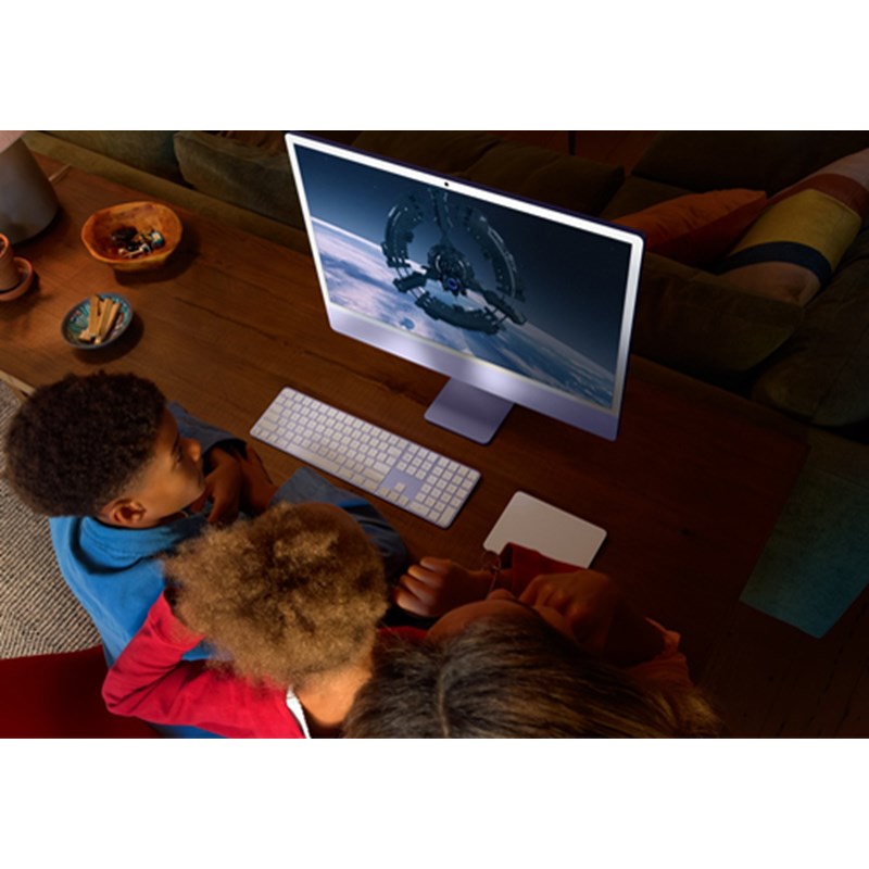 Apple iMac with Retina 4.5K Display: Apple M4 Chip with 10‑core CPU and 10‑core GPU, 24 GB, 512 GB SSD - English Keyboard