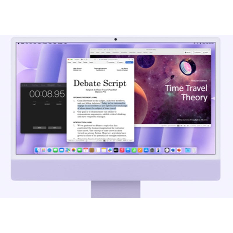 Apple iMac with Retina 4.5K Display: Apple M4 Chip with 10‑core CPU and 10‑core GPU, 16 GB, 256 GB SSD