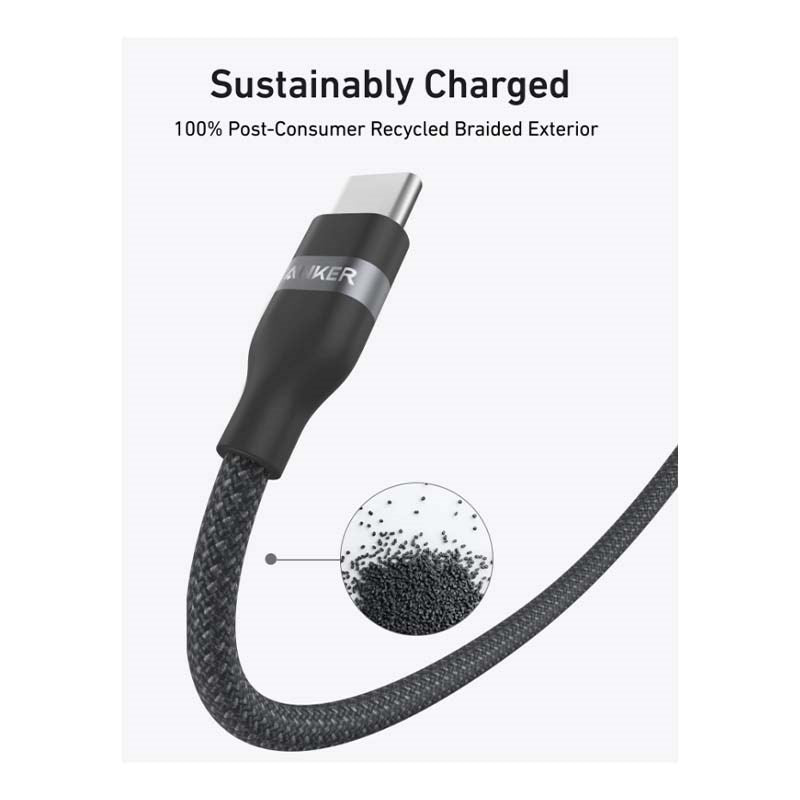 Anker Nano USB C Cable, 240 W Braided Cord, Type C Cable