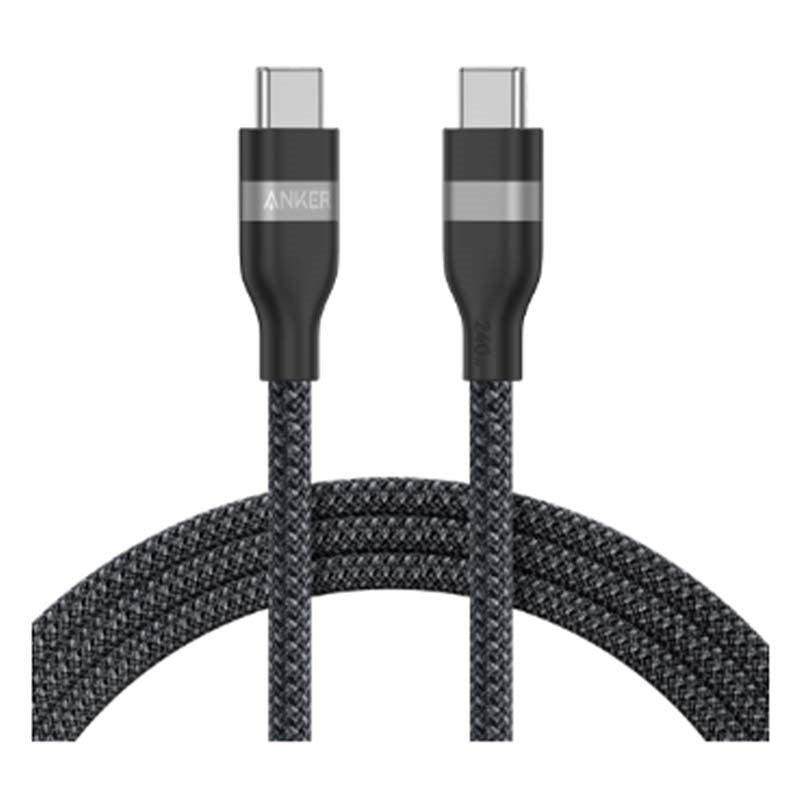 Anker Nano USB C Cable, 240 W Braided Cord, Type C Cable