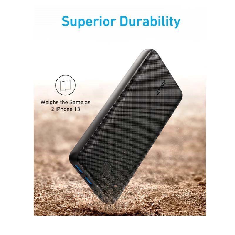Anker PowerCore Essential Power Bank 20000mAh, Black