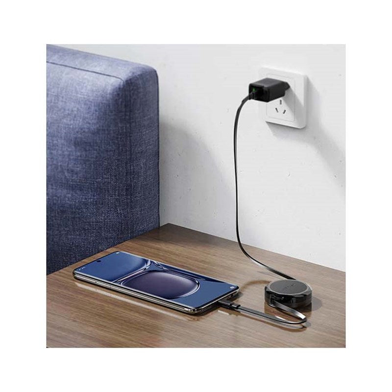 ACEFAST USB-C to USB-C Retraction Cable 0.8 M-60 W