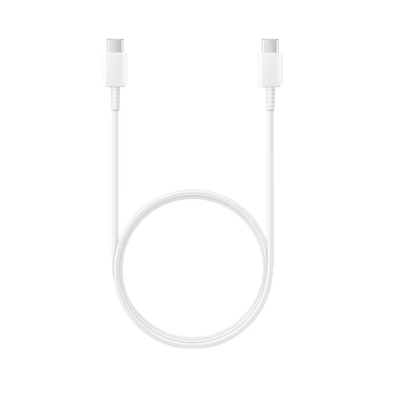 Samsung 45 Watts PD Adapter (USB-C) with USB-C to USB-C Cable 3A (1 M) with USB Type-C Wired Earphones - White