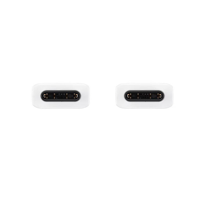 Samsung 45 Watts PD Adapter (USB-C) with USB-C to USB-C Cable 3A (1 M) with USB Type-C Wired Earphones - White