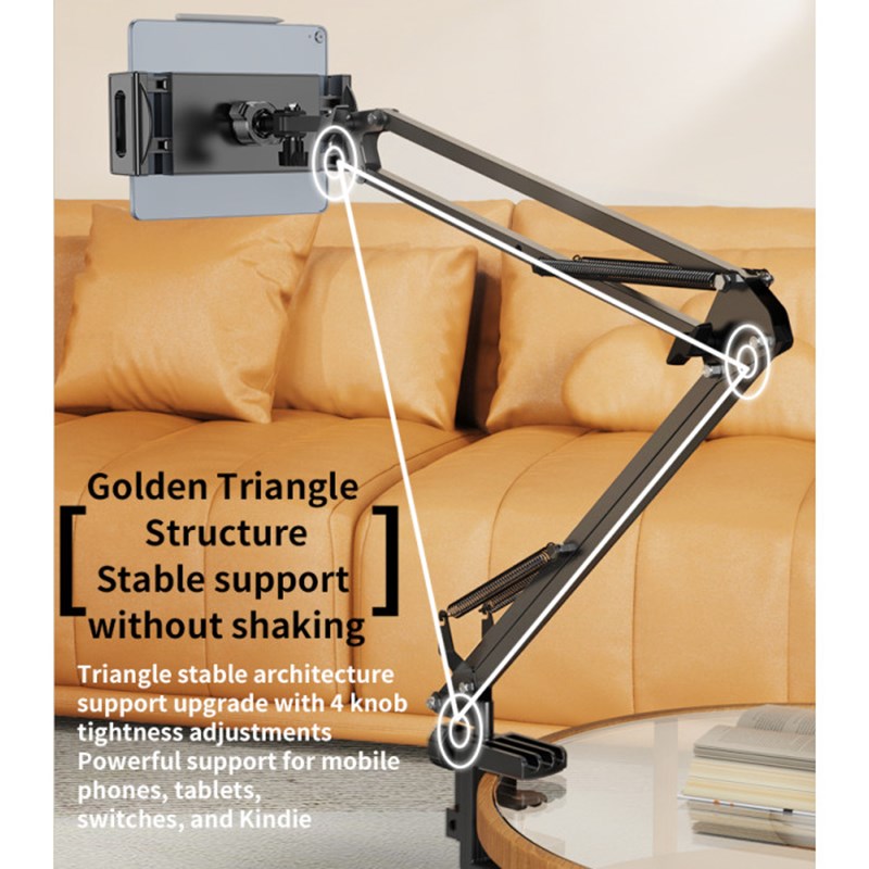 Yesido Desktop Lazy Adjustment Multi-Directional Folding Stand For 4-12.9