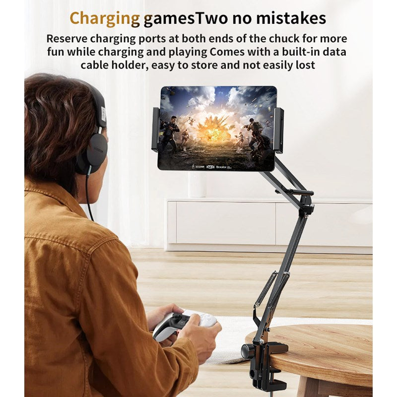 Yesido Desktop Lazy Adjustment Multi-Directional Folding Stand For 4-12.9