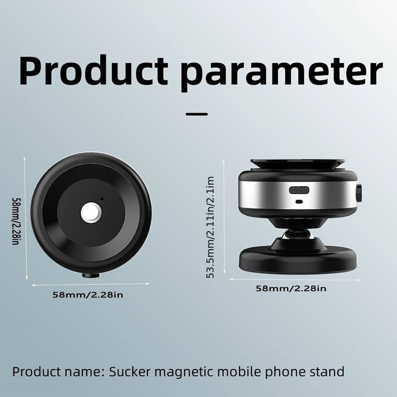 Car Suction Mobile MagSafe Stand with Rotation