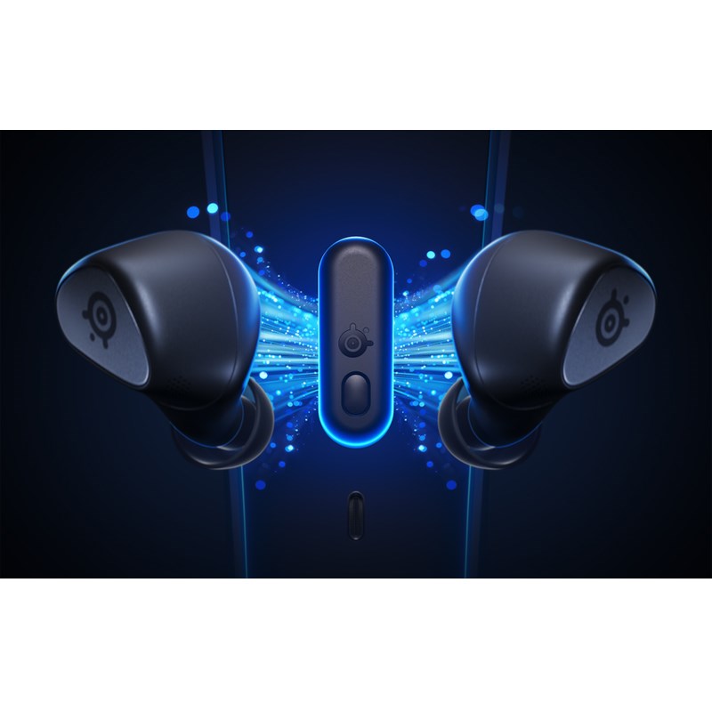 SteelSeries Arctis GameBuds, Wireless Active Noise Cancelling Gaming Earbuds for PC, PS5, PS4, Switch