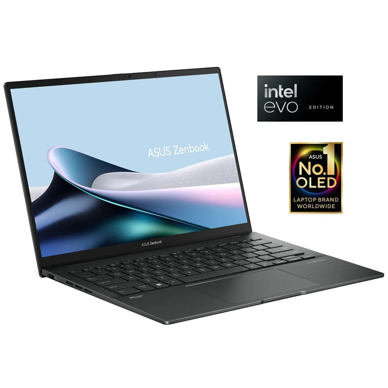 ASUS Zenbook 14 OLED 14” WUXGA Touch Screen Laptop - Intel Core Ultra 5, 8 GB RAM, 512 GB SSD - Jasper Grey - English Keyboard