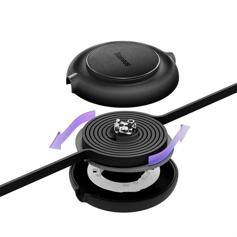 Baseus 100 Watts 3 in 1 Rectractable Cable - Black