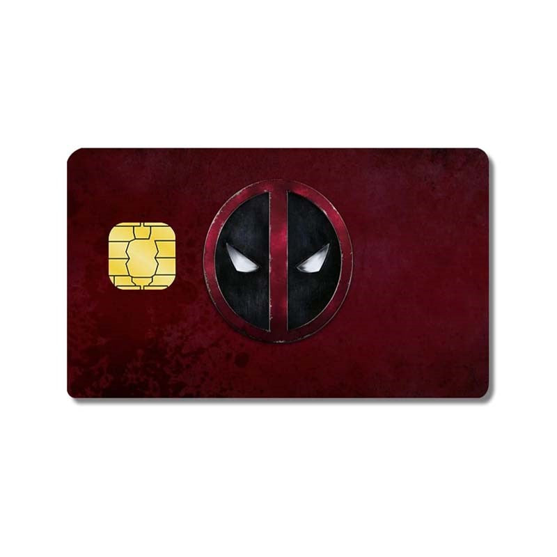 Pack of 16 - 3M PVC Debit/Credit Card Cartoon Sticker
